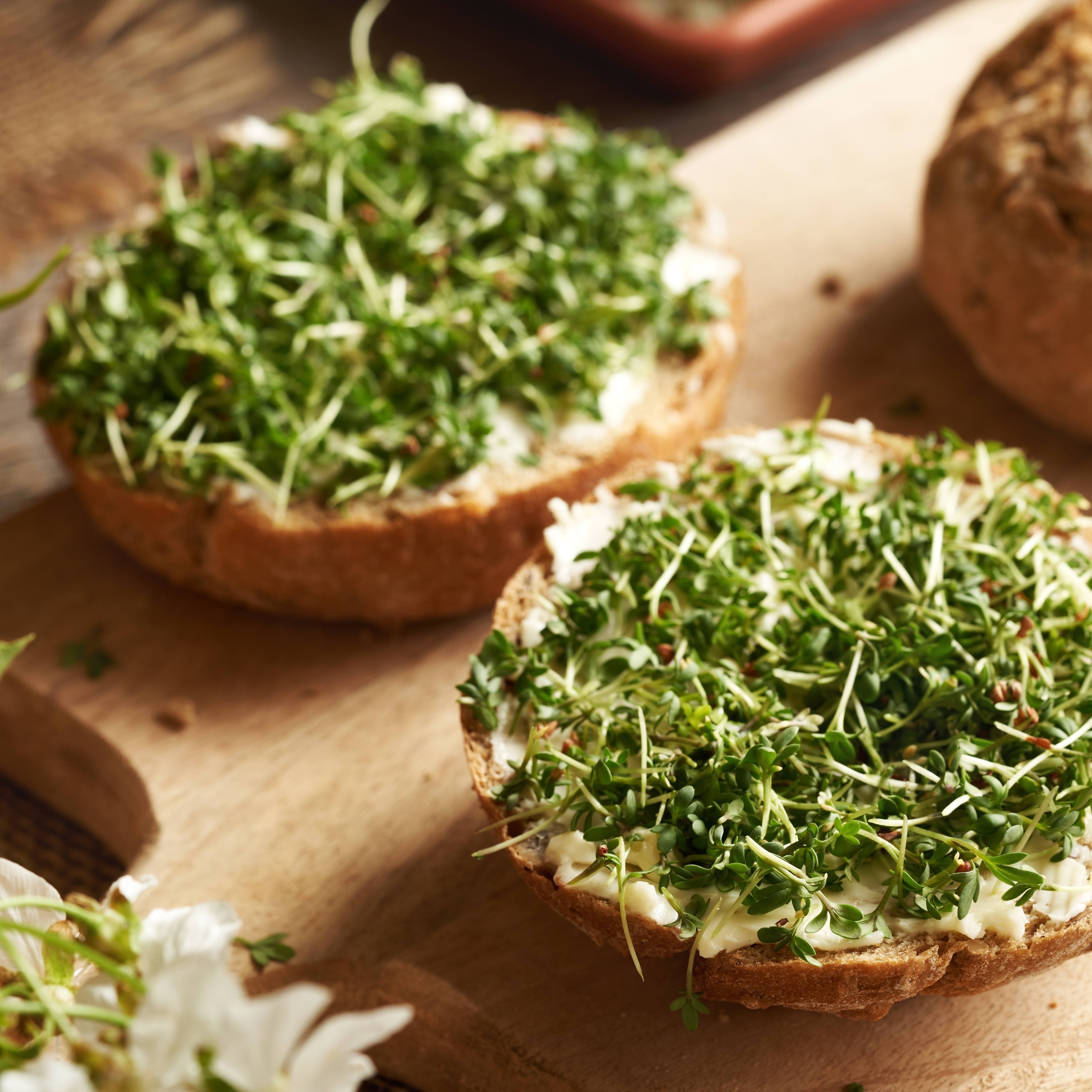 tuinkers op een broodje